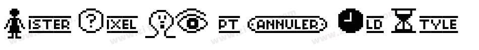 Mister Pixel 16 pt - Old Style字体转换